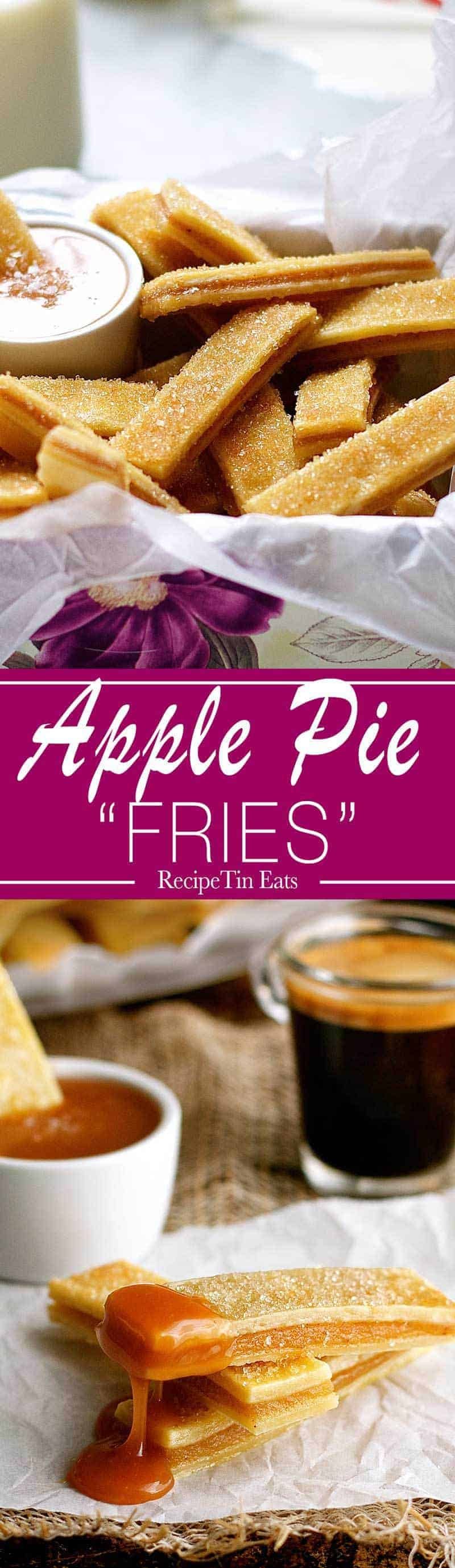 Apple Pie "Fries" | Made these for a gathering, they were a HIT with kids AND the parents!!!