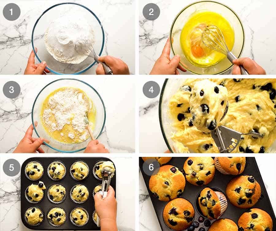 How to make Blueberry Muffins