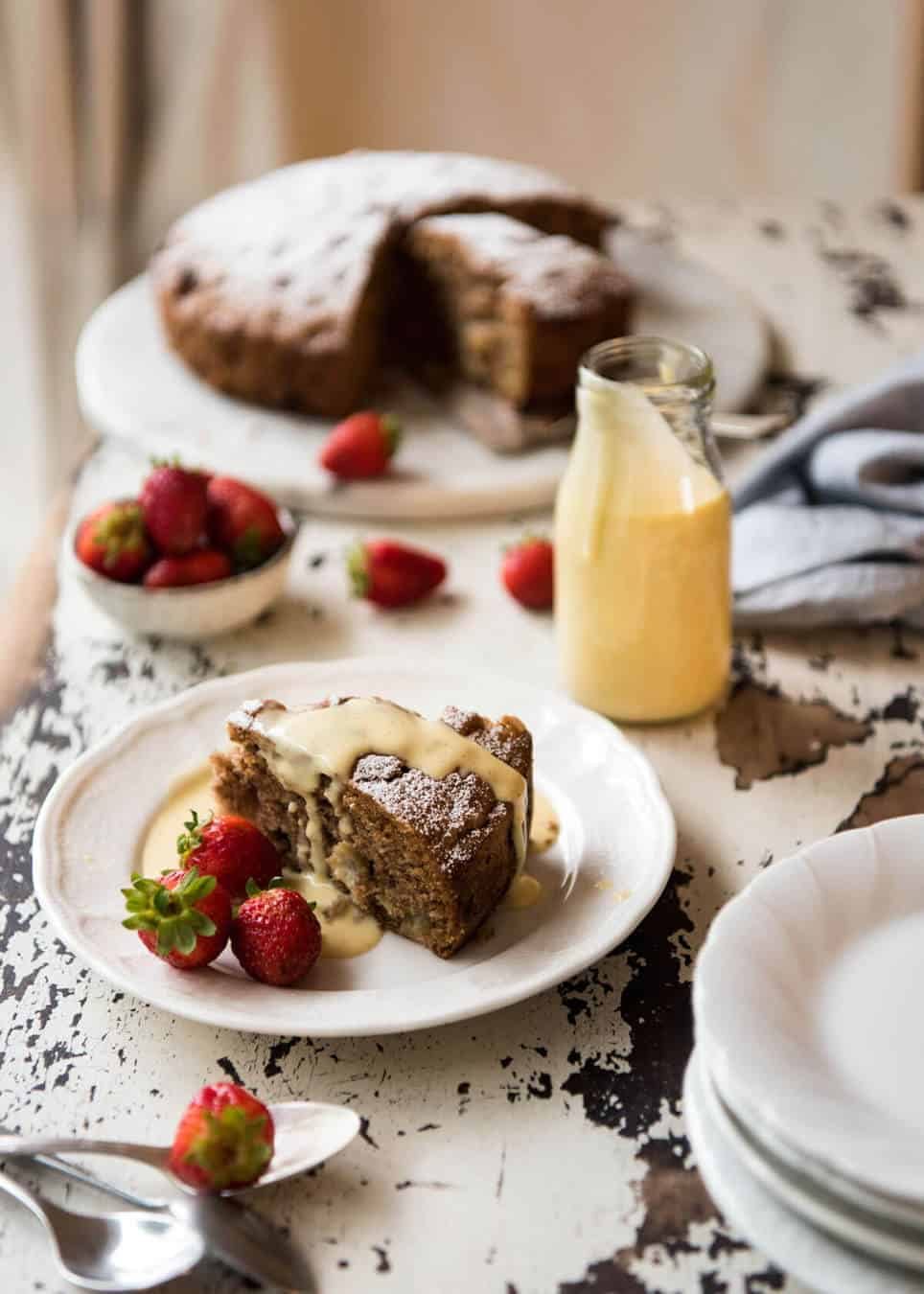 A classic, easy custard made using only egg as the thickener, no cornflour. Also known as Creme Anglaise, this is rich and stunning! www.recipetineats.com