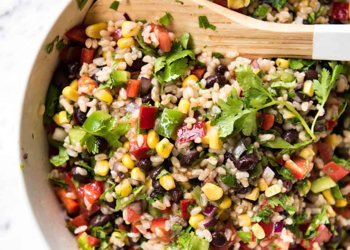 Bright, zesty, and full of flavour, this Cowboy Rice Salad will transport you to the wild, wild west!