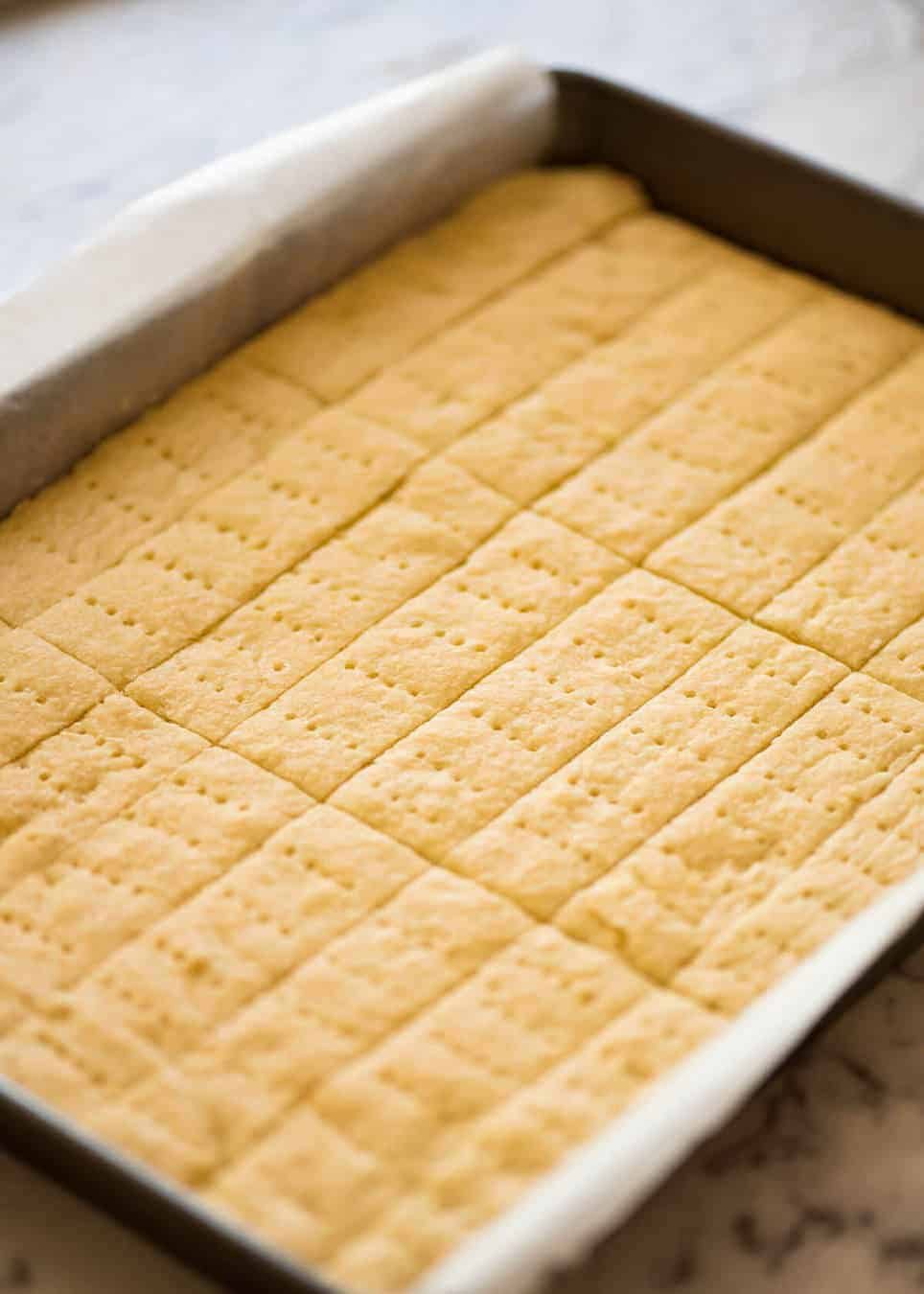 Shortbread Cookies should be sinfully buttery and delectably tender! Just flour, butter and sugar is all you need. www.recipetineats