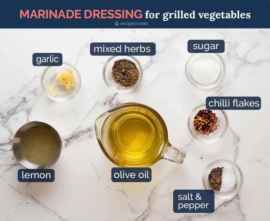 Marinade for grilled vegetables