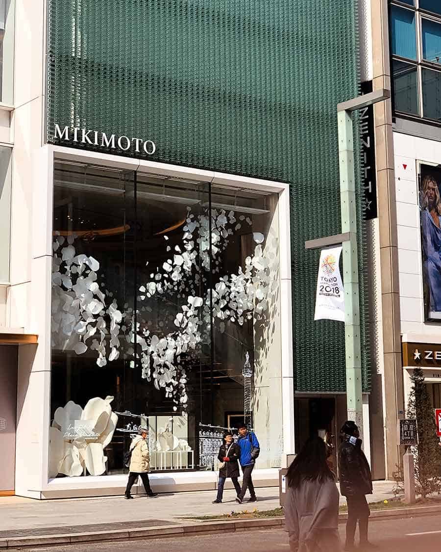 Ginza Mikimoto pearls