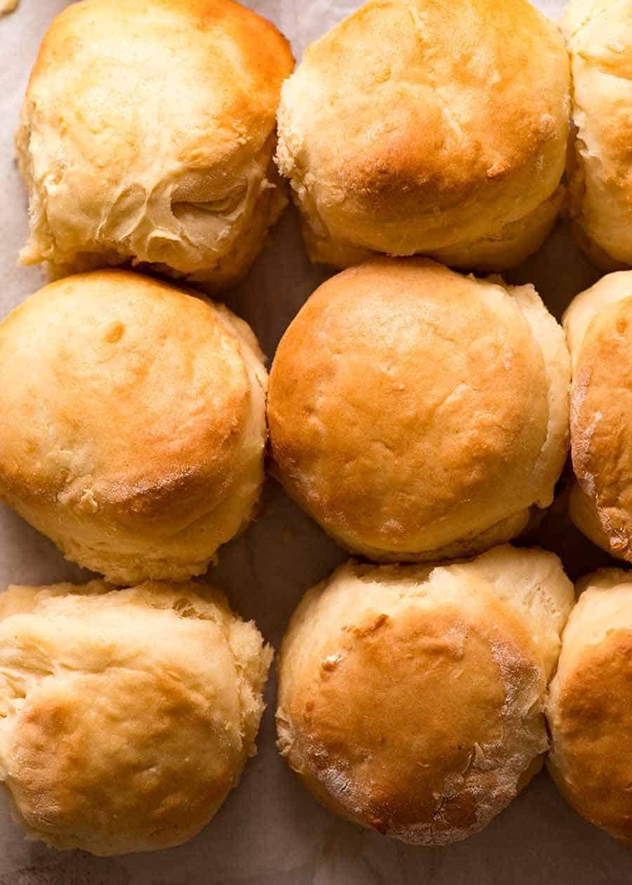 Overhead photo of Lemonade Scones fresh out of the oven