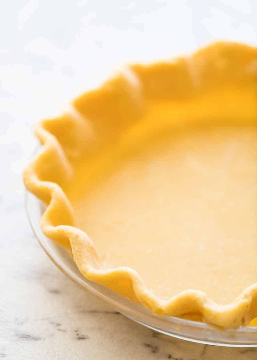 Pie Crust ready to be baked