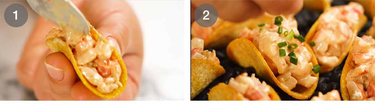 How to make Prawn Cocktail Mini Tacos