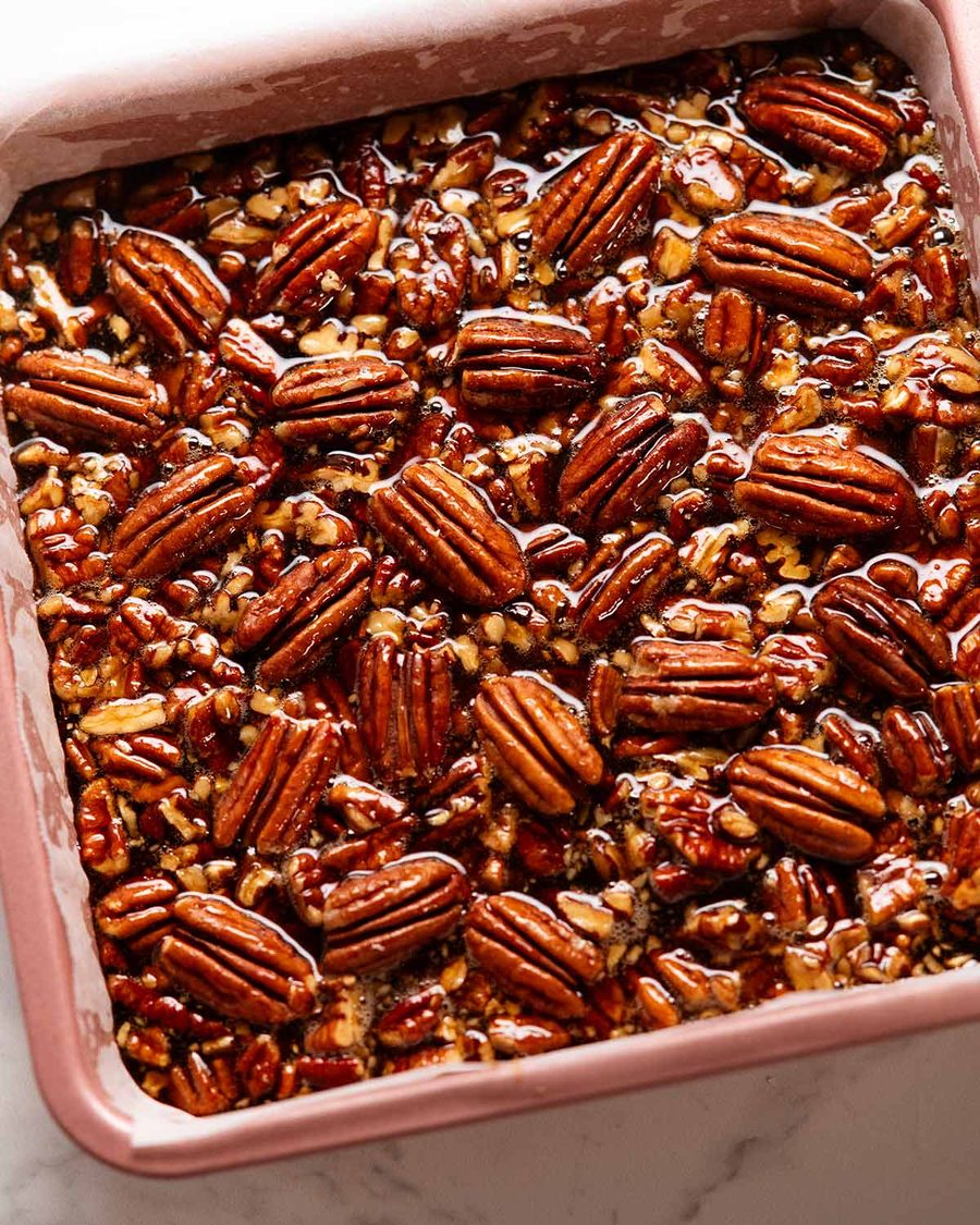 Maple Pecan Pie Bars