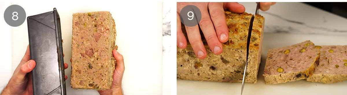 Country terrine steps