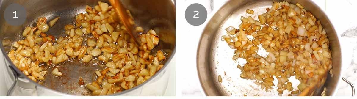 Garlic soup steps