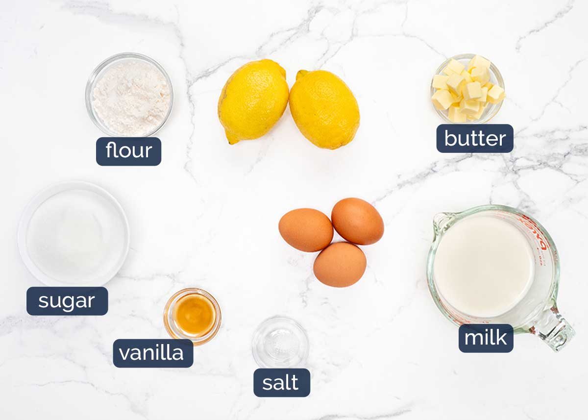 What you need for Lemon Delicious Pudding