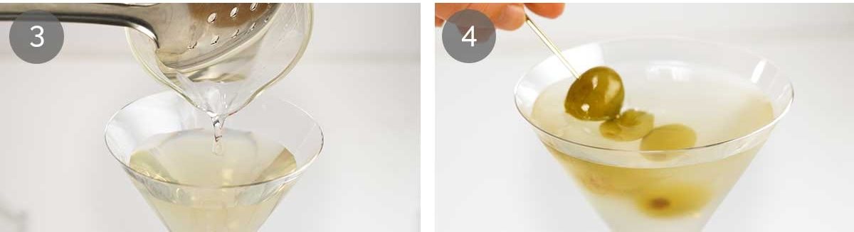 How to make a Dirty Martini